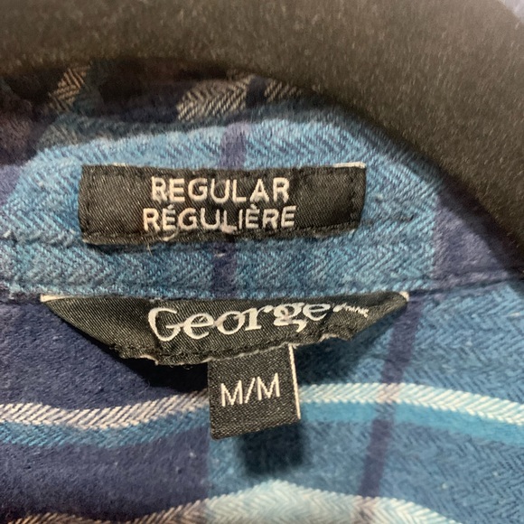 Oversized Blue Flannel - Picture 2 of 2